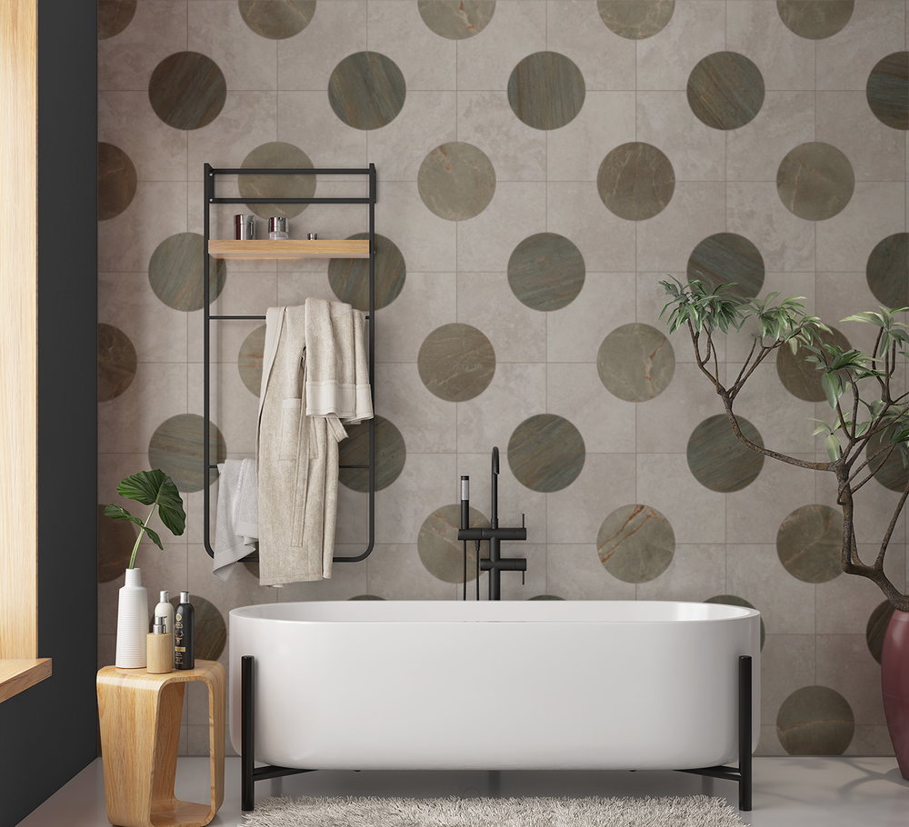 Customizable Waterjet Tile Pattern - Tailored Colors & Designs